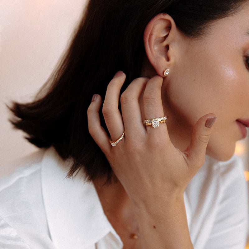 Ring Millie 0.86 ct. yellow gold