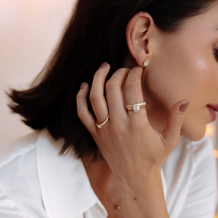 Ring Millie 0.86 ct. yellow gold